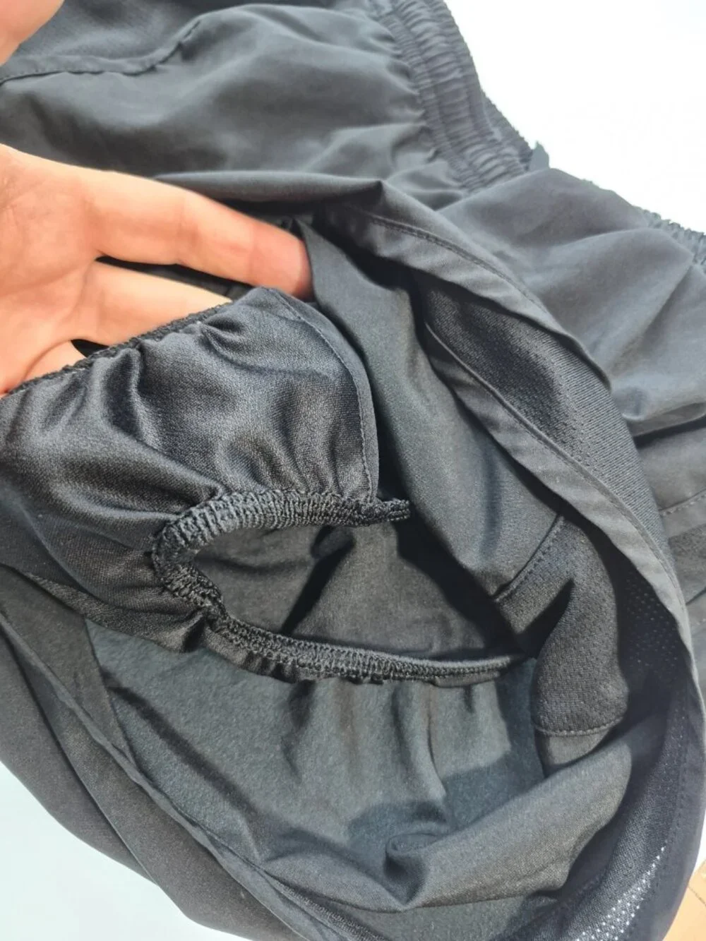 Nike Dri-FIT Womens Running Shorts Sz S Black Lined Drawstring Waist